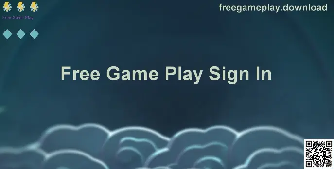 Free Game Play sign-in page illustration for freegameplay.download